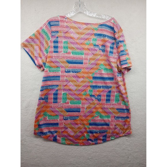 NWT LuLaRoe Tunic Top/Shirt Multi-Color Size XL Aztec Pattern Soft Stretchy EC - Picture 13 of 16